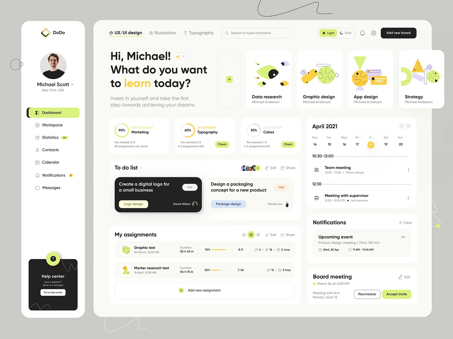 Online learning platform