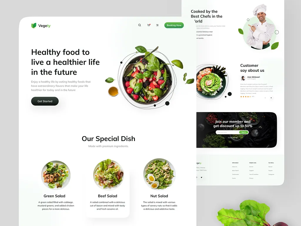 Restaurant website