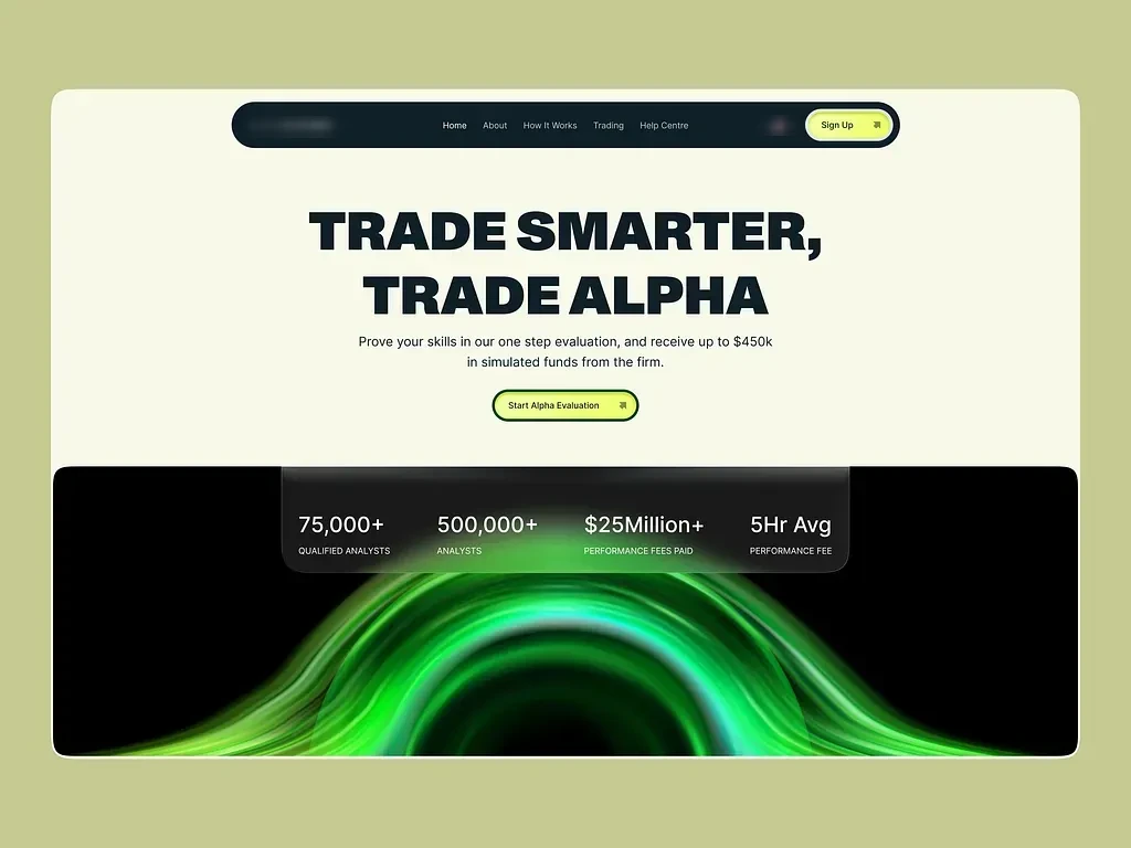 Prop trading platform
